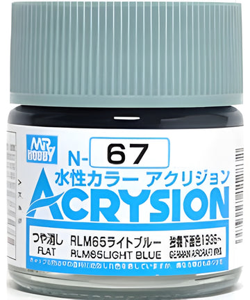 Mr Hobby Acrysion N67 - RLM65 Light Blue (Semi-Gloss/Aircraft)