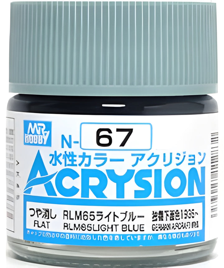 Mr Hobby Acrysion N67 - RLM65 Light Blue (Semi-Gloss/Aircraft)
