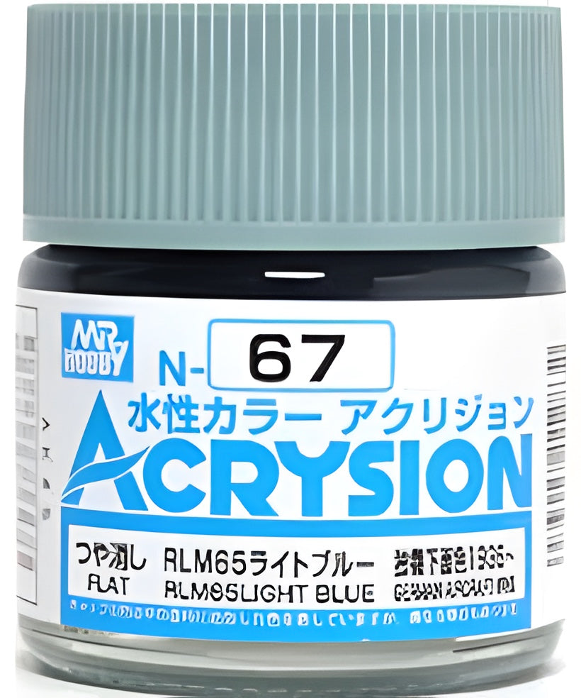 Mr Hobby Acrysion N67 - RLM65 Light Blue (Semi-Gloss/Aircraft)