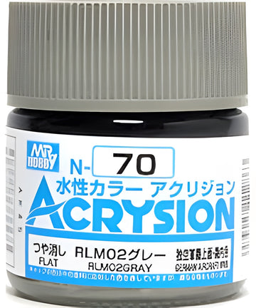 Mr Hobby Acrysion N70 - RLM02 Gray (Semi-Gloss/Aircraft)