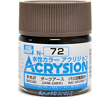 Mr Hobby Acrysion N72 - Dark Earth (Semi-Gloss/Aircraft)