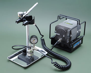 Mr. Linear Compressor L7 w/ PS268 Airbrush, PS253 Regulator