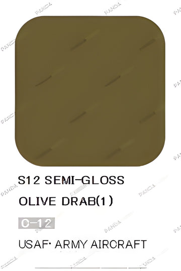 Mr Hobby Mr Color Spray - S12 Olive Drab 1 (Semi-Gloss/Aircraft)