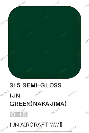 Mr Hobby Mr Color Spray - S15 IJN Green Nakajima (Semi-Gloss/Aircraft)