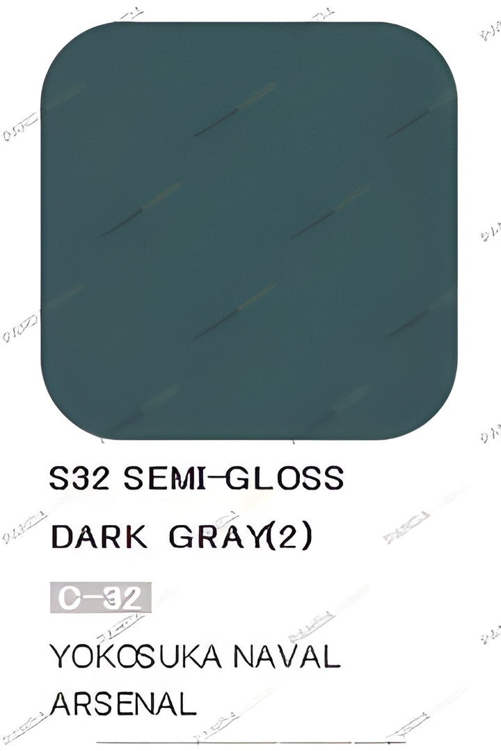 Mr Hobby Mr Color Spray - S32 Dark Gray 2 (Semi-Gloss/Vessel)