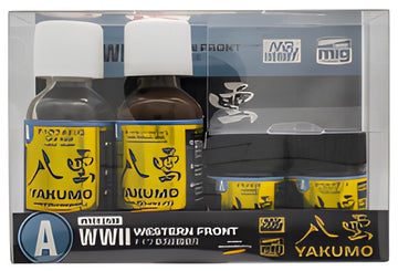Mr Hobby Mr.Color YAKUMO COLOR SET A WWII WESTERN FRONT