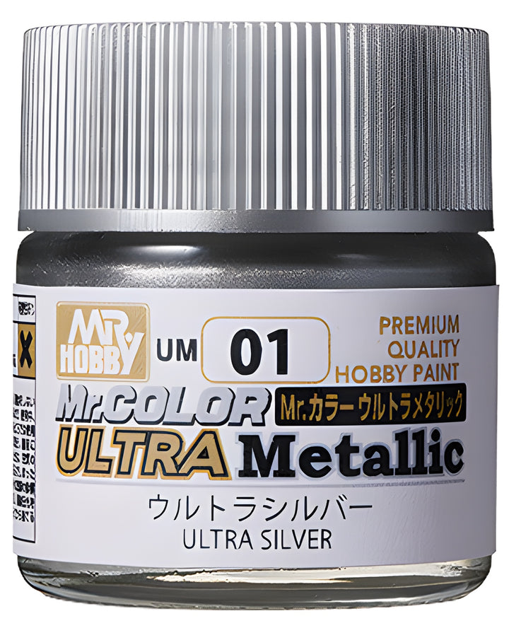 Mr Hobby Mr. Color Ultra Metallic Series - UM01 Ultra Silver