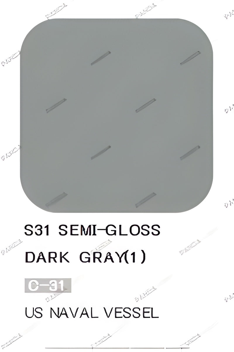 Mr Hobby Mr Color Spray - S31 Dark Gray 1 (Semi-Gloss/Vessel)