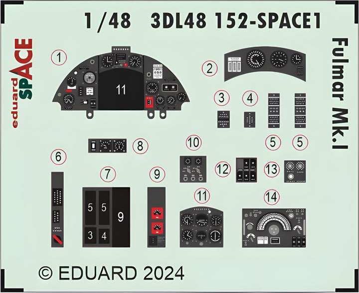 Eduard Fulmar Mk.I SPACE 1/48 for TRUMPETER