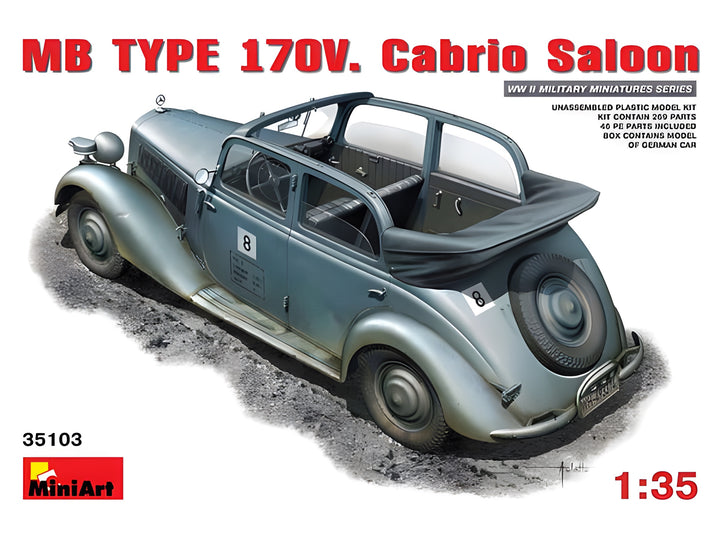 MiniArt MB Typ 170V. Cabrio Saloon (1/35)