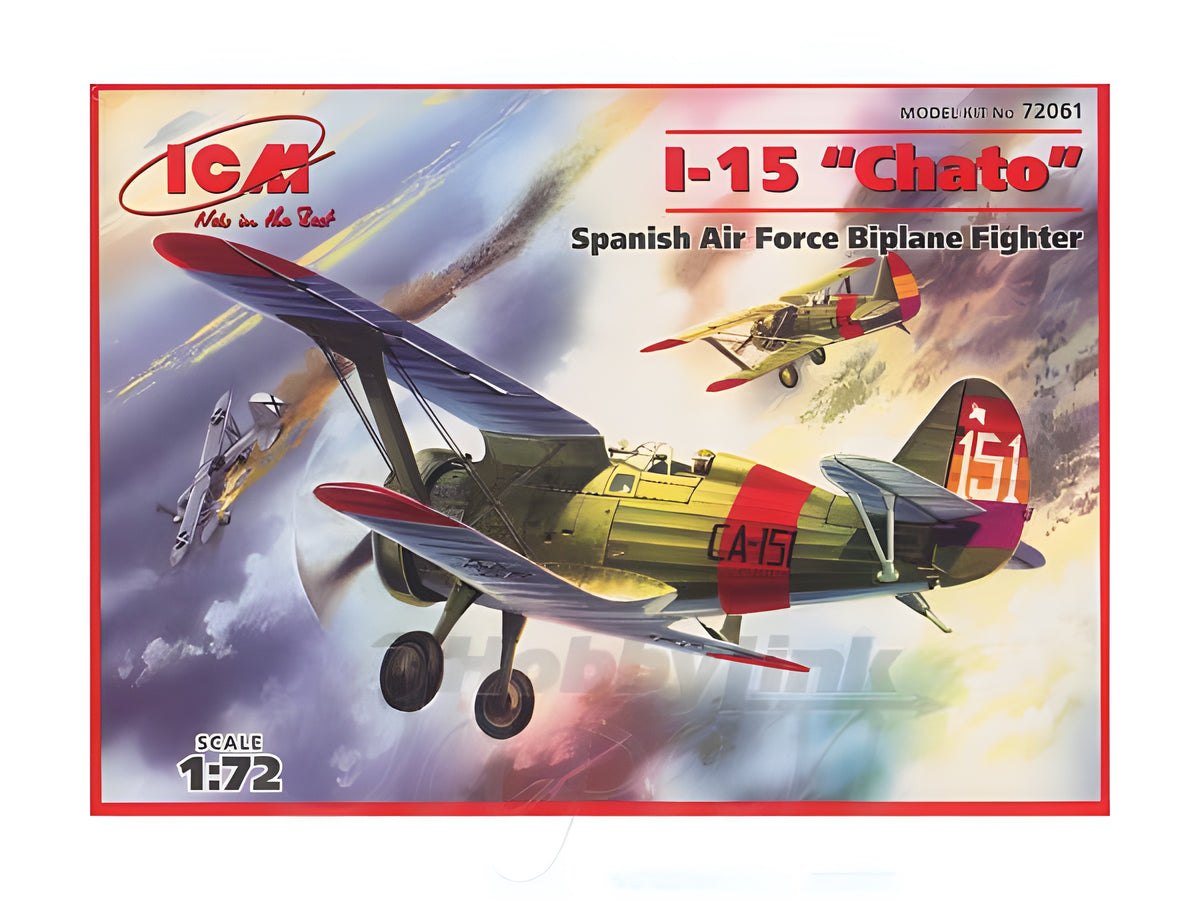 ICM 1/72 I-15 'Chato', Spanish Air Force Biplane Fighter