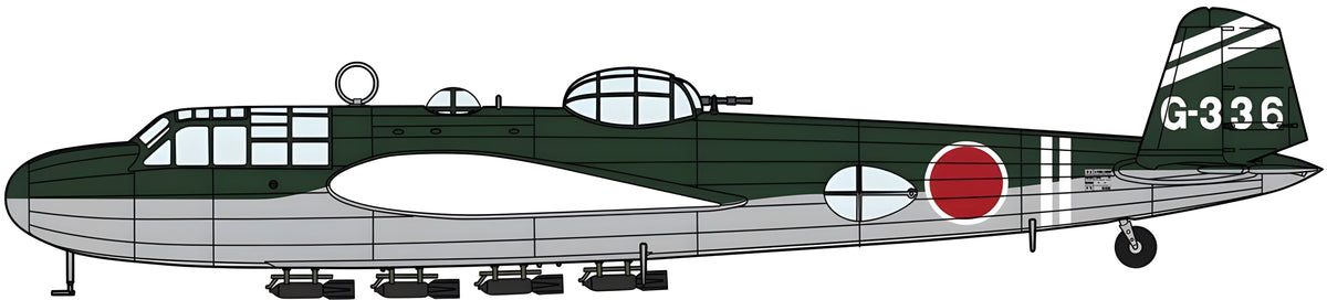1/72 Mitsubishi G3M2/G3M3 TYPE 96 ATTACK BOMBER (NELL) MODEL 22/23 "GENZAN Flying Group"