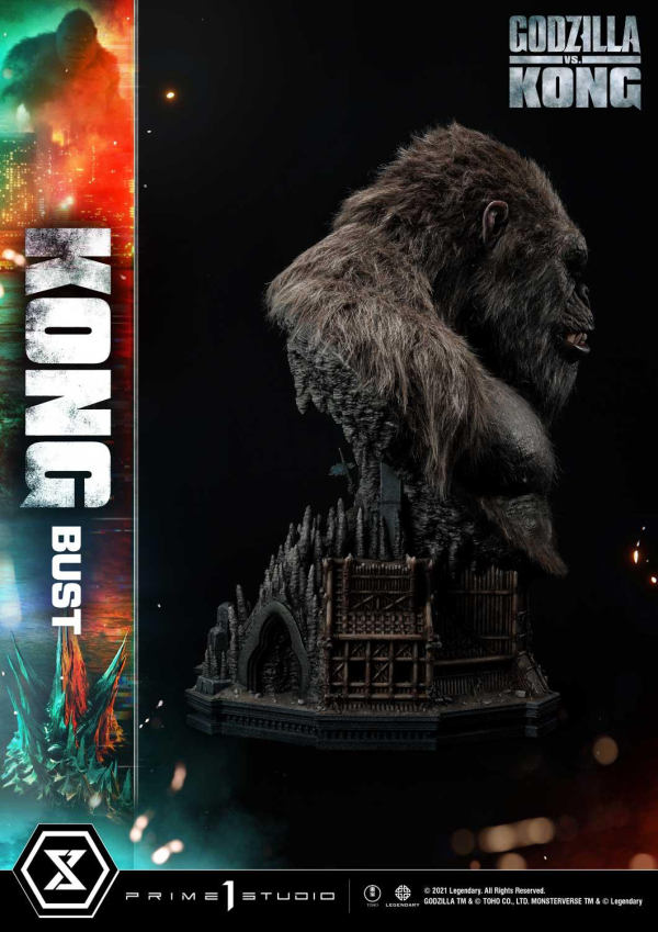 Prime 1 Studio Life Size Bust Godzilla vs Kong (Film) Kong | 4580708032122
