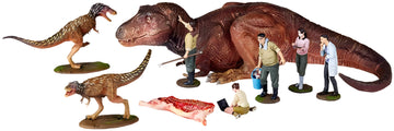 [KAIYODO] [UNPAINTED] ARTPLA Researcher and Tyrannosaurus Set