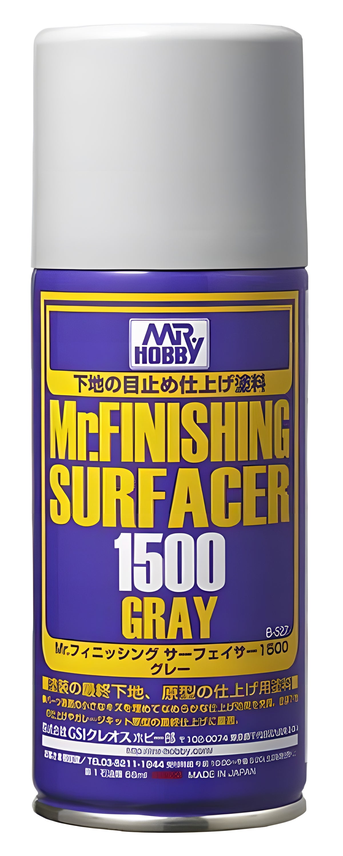 Mr Hobby Mr Finishing Surfacer Spray 1500 Gray