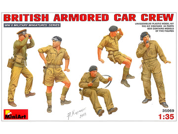 MiniArt British Armoured Car Crew (1/35)