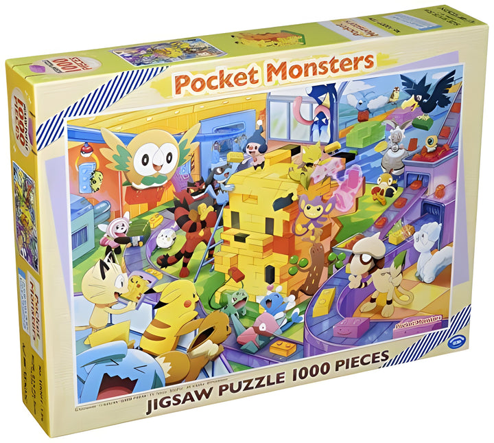 Ensky Puzzle PK1000T-02 1000P Puzzle - Let's Make it Together Pikachu Blocks "Pokemon"