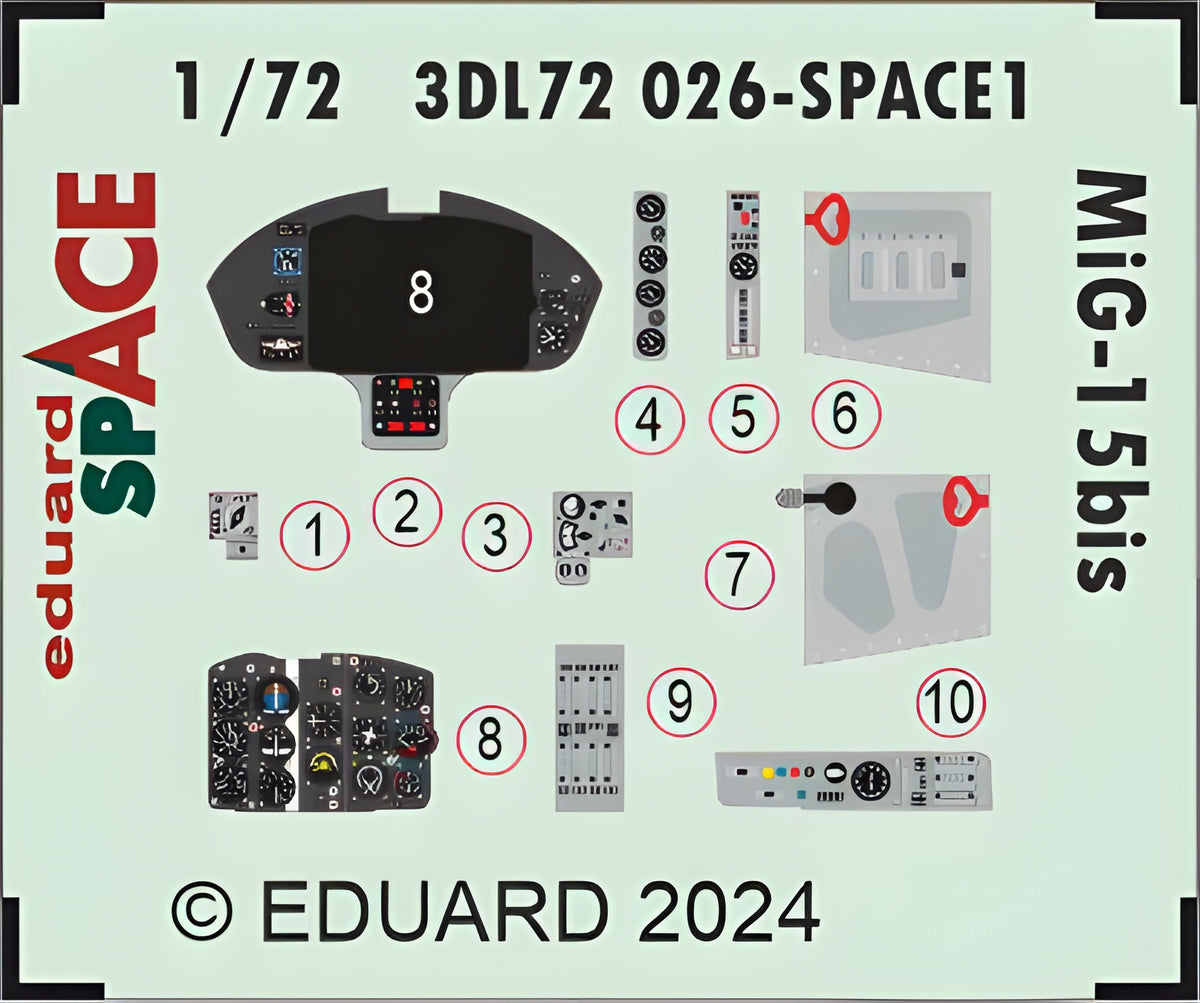 Eduard MiG-15bis SPACE 1/72 for EDUARD