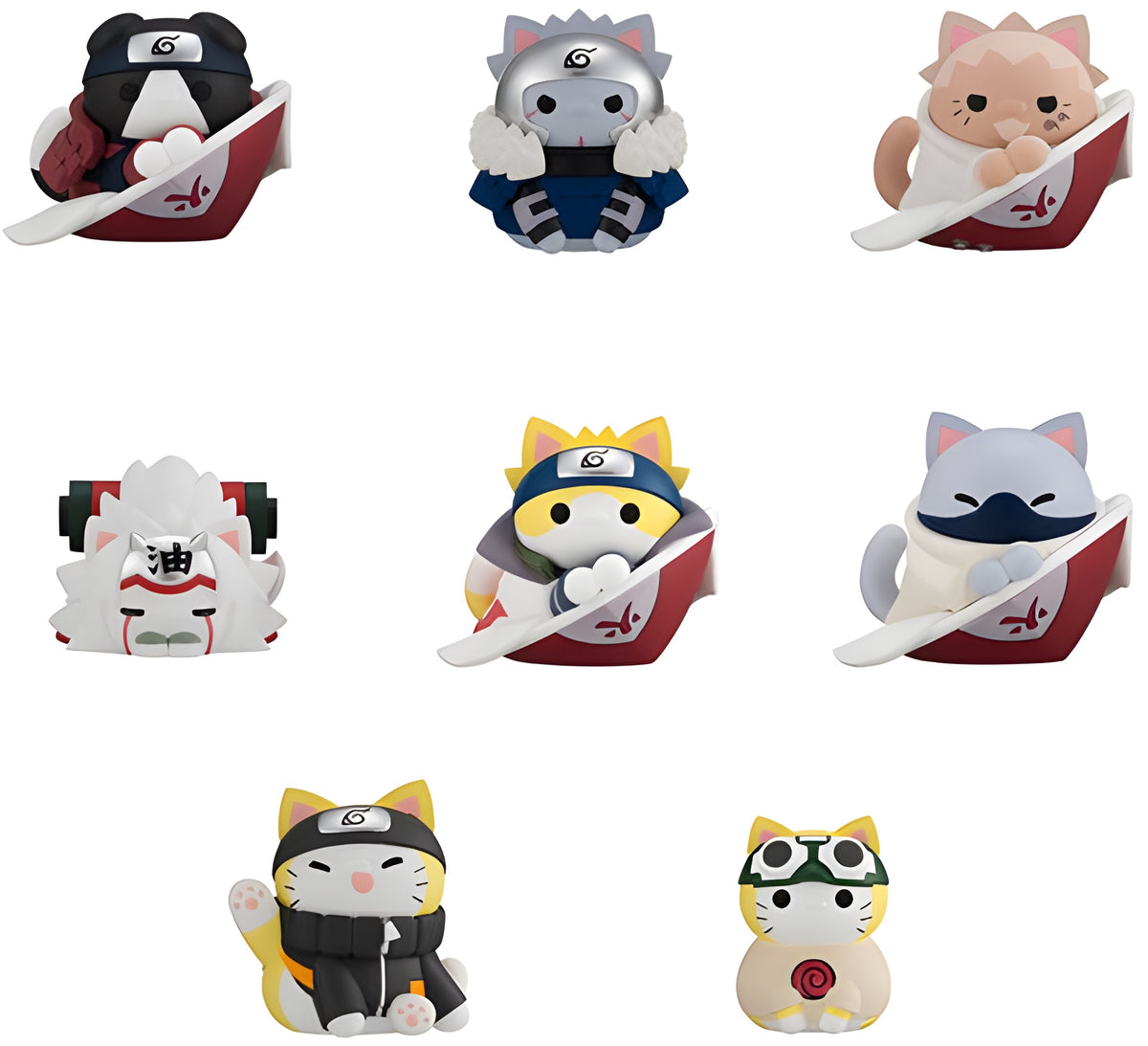 MegaHouse MEGA CAT PROJECT Naruto Shippuden NyarutoThe bond between master and disciple ver.