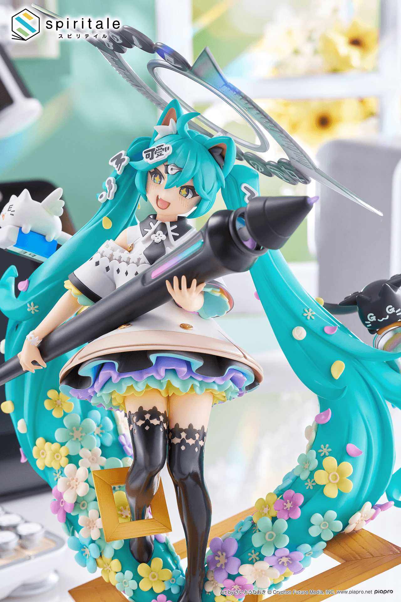 Hatsune Miku × Naoki Saito “My Figure Making!” ~The Painter ver.~ 1/7 Scale Figure | 840342405404