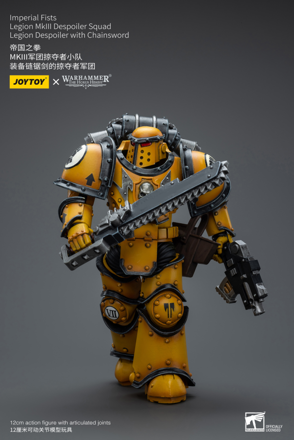 Joy Toy Imperial Fists Legion MkIII Despoiler Squad Legion Despoiler with Chainsword(6973130379091)(6973130379091)