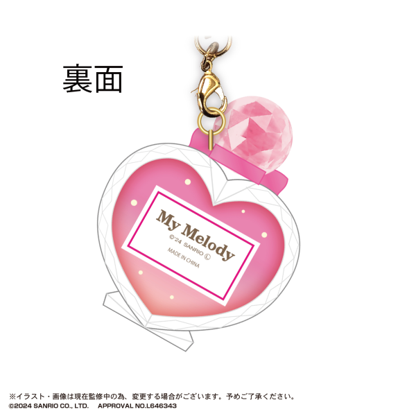 Piapro.net MAX SANRIO CHARACTERS BIRTHDAY "PUKKURI" CLEAR KEY RING | 4580683619097