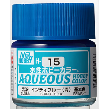 Mr Hobby AQUEOUS HOBBY COLOR - H15 GLOSS BRIGHT BLUE (PRIMARY)
