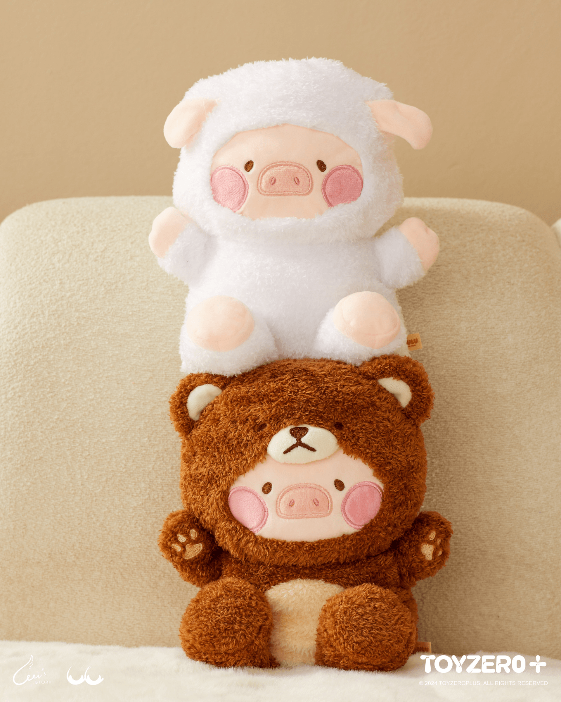 LuLu the Piggy Costume Series - Fluffy Hand Puppets (Bear) | 781005758188