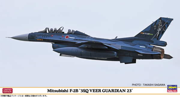 Hasegawa 1/48 Mitsubishi F-2B 3SQ VEER GUARDIAN 23
