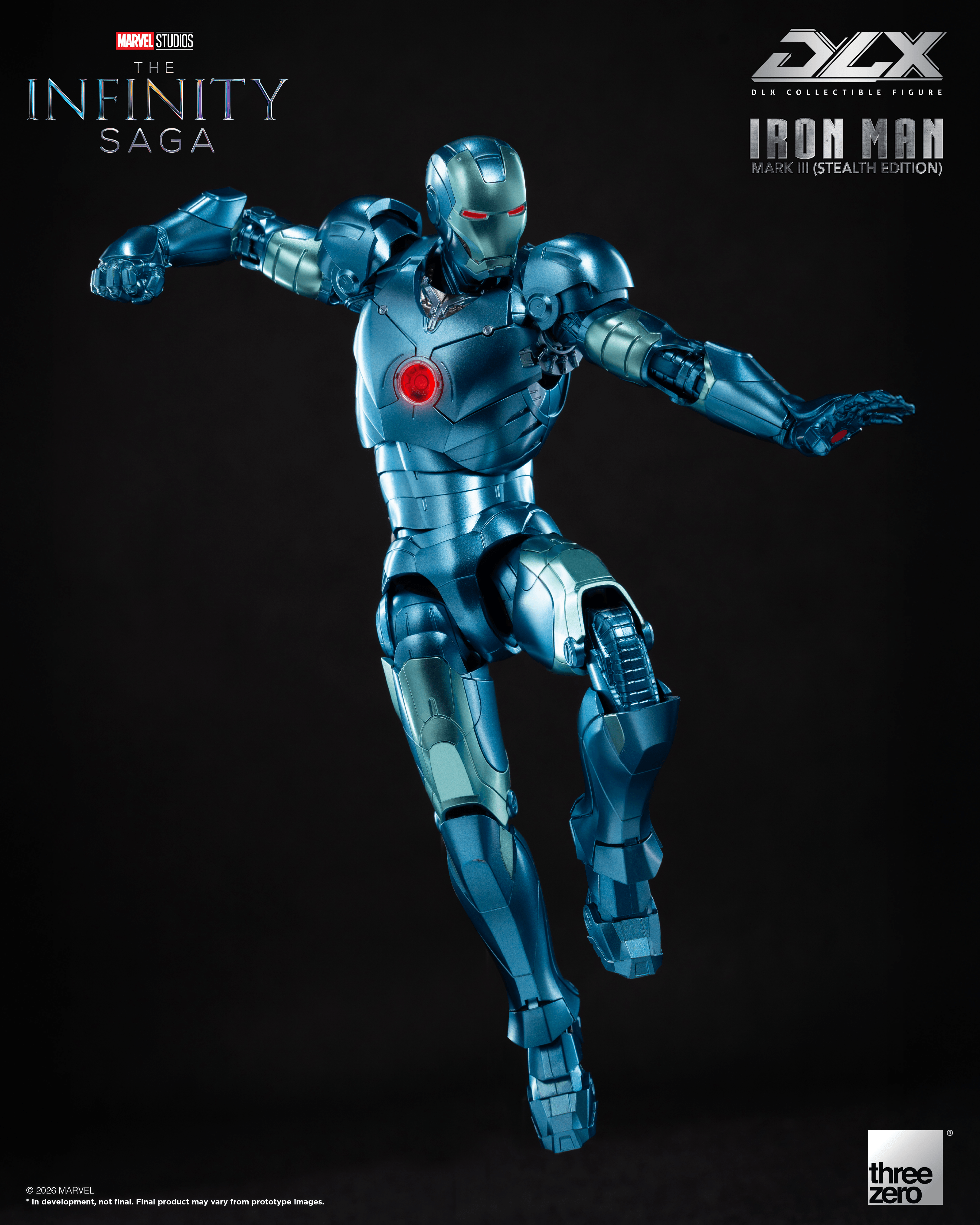 Marvel Studios: The Infinity Saga - DLX Iron Man Mark 3 (Stealth Edition) | 4895250821842
