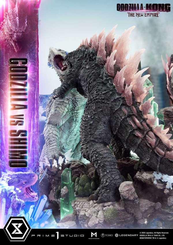 Prime 1 Studio Ultimate Diorama Masterline Godzilla x Kong: The New Empire Godzilla vs Shimo | 4582647121677