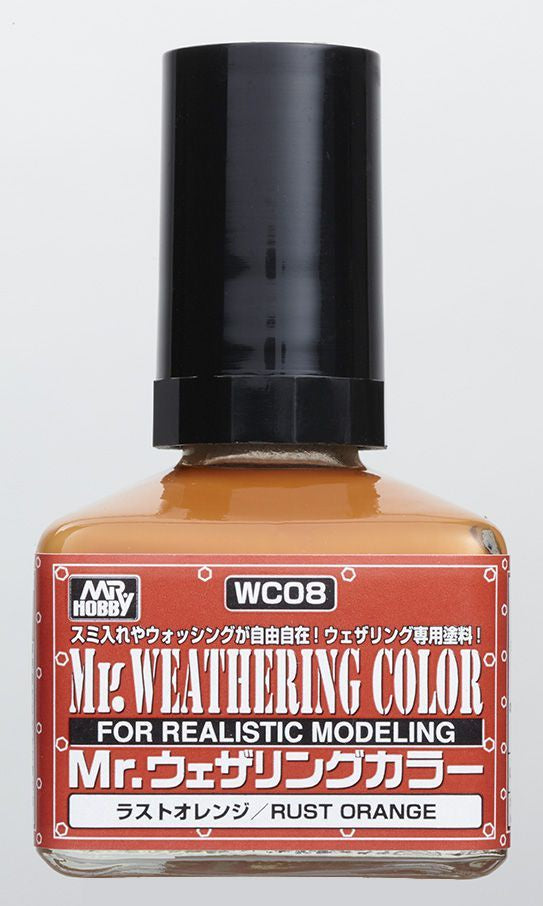 Mr Hobby Mr. Weathering Color - Rust Orange - 40ml | 4973028112658