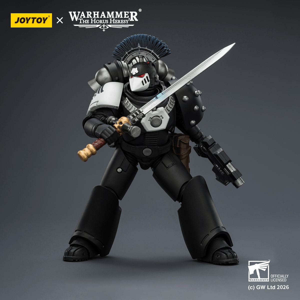 Raven Guard MkVI Tactical Sergeant with Power Sword, Bolter and Plasma Pistol | 6927054403950