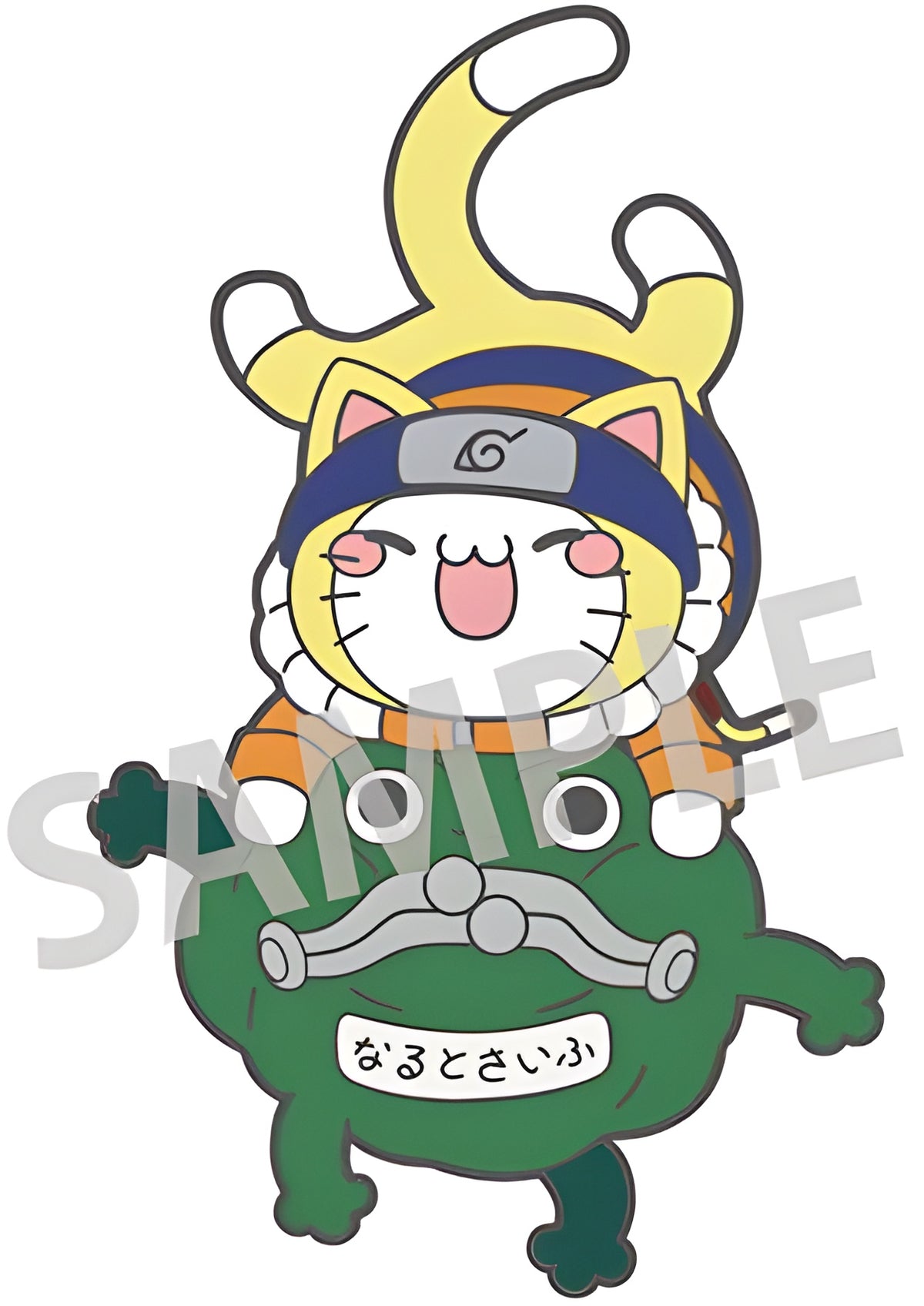 MegaHouse MEGA CAT PROJECT NARUTO Nyaruto Pins collection Naruto Uzumaki