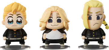 Chibi Figures Takemichi Hanagaki/Manjiro Sano/Ken Ryuguji: Bkub Ver. (Box of 3)