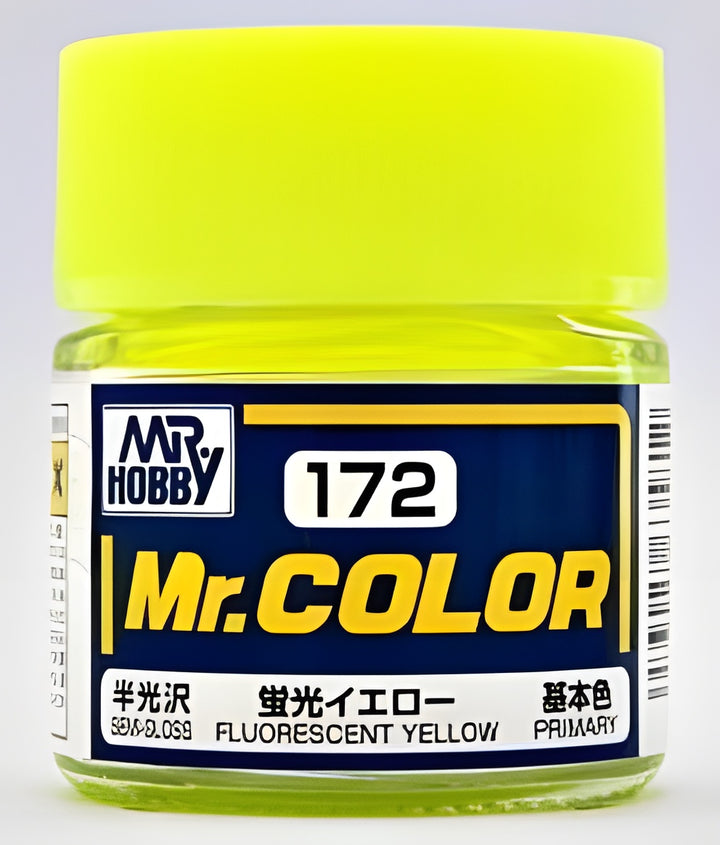 Mr Hobby Mr. Color 172 - Fluorescent Yellow (Gloss/Primary)