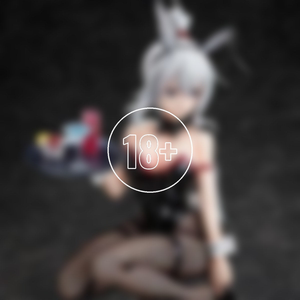 Black Bunny Illustration by TEDDY - 18+ adults only cover