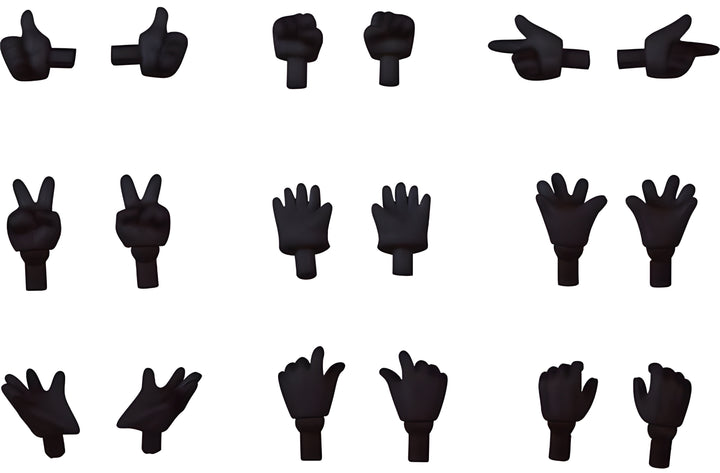 Nendoroid Doll: Hand Parts Set Gloves Ver. (Black)