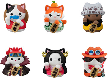 MegaHouse MEGA CAT PROJECT ONE PIECE Nyan Piece Nyan Beckoning cat LUCKY CAT PIRATES