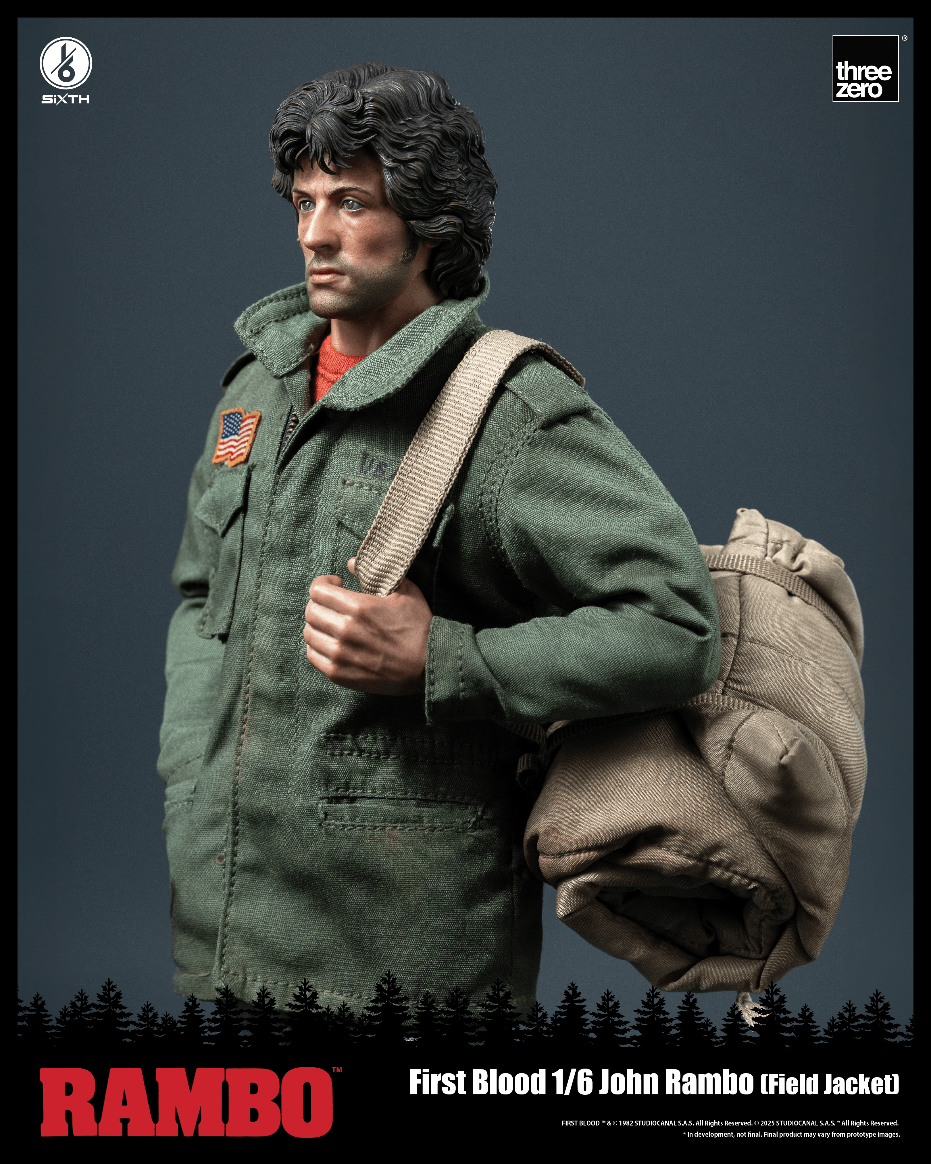  Rambo: First Blood - 1/6 John Rambo (Field Jacket) | 4895250819221