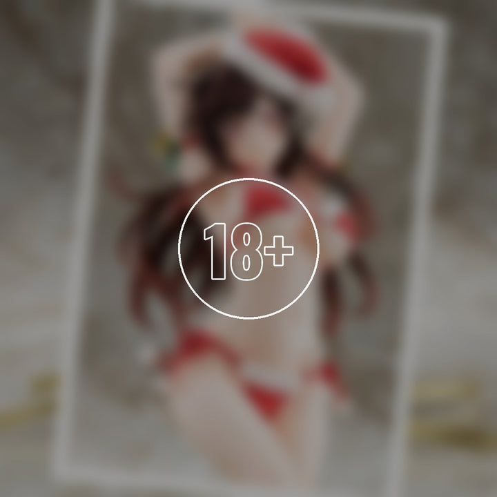 1/6 scaled pre-painted figure of "Rent-A-Girlfriend" MIZUHARA Chizuru in a Santa Claus bikini de fluffy figure 2nd Xmas - 18+ adults only cover