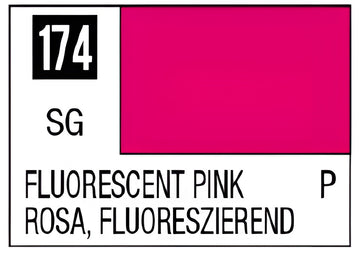 Mr Hobby Mr. Color 174 - Fluorescent Pink (Gloss/Primary)