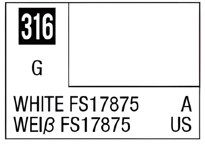 Mr Hobby Mr. Color 316 White FS17875 (Gloss/Aircraft)