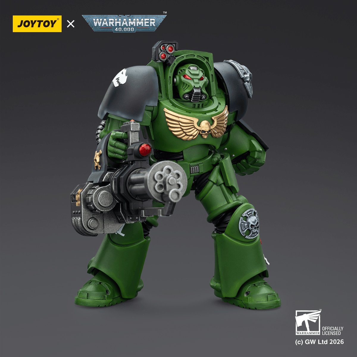 Salamanders Terminator 3 with Power Fist and Assault Cannon | 6927054403233
