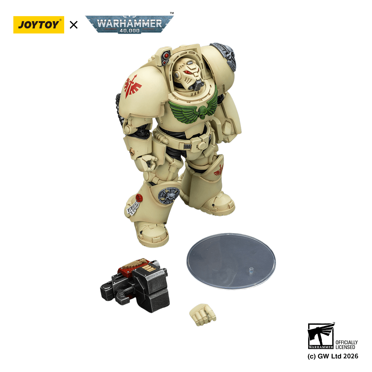Dark Angels Deathwing Terminator 2 with Power Fist and Storm Bolter | 6927054403134