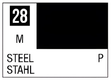 Mr Hobby Mr. Color 28 - Steel (Metallic/Primary)