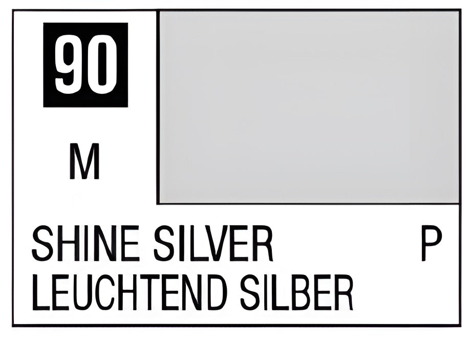 Mr Hobby Mr. Color 90 - Shine Silver (Metallic/Primary)