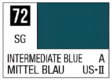 Mr Hobby Mr. Color 72 - Intermediate Blue (Semi-Gloss/Aircraft)