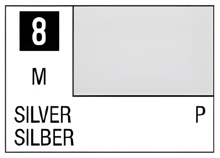 Mr Hobby Mr. Color 8 - Silver (Metallic/Primary)