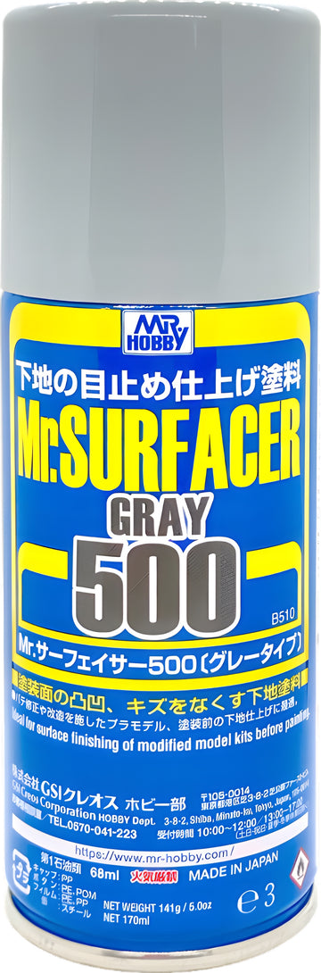 Mr Hobby Mr. SURFACER GRAY 500